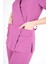 Açık Mor Elegant Model Cerrahi Üniforma Belden Bağlamalı Scrubs Takım 6