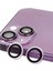 iPhone 14 Raze Metal Kamera Lens - Mor – Kamera Koruma 1