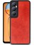 Realme C65 Kılıf Aras Deri Kapak - Kırmızı – Darbe Koruma 1