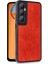 Realme C65 Kılıf Aras Deri Kapak - Kırmızı – Darbe Koruma 2