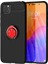 Huawei Y5P Kılıf Range Yüzüklü Silikon - Siyah-Kırmızı – Ince Yapı 1