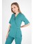 Ameliyat Yeşili Elegant Model Cerrahi Üniforma Belden Bağlamalı Scrubs Takım 2