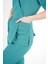 Ameliyat Yeşili Elegant Model Cerrahi Üniforma Belden Bağlamalı Scrubs Takım 3