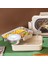 3111 Paslanmaz Çelik 3 Bölmeli Vakumlu Yemek Termosu Beslenme Kutusu Taşınabilir Lunch Box Sefer Tası - Krem 4
