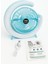 LM-102 | Colorful Breeze | USB Şarjlı | Sessiz | Masaüstü Fan | 3 Kademeli Ayar & Atmosfer Işığı 4