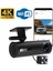 Geniş Açı 4K Ön 1080P Full Hd Arka 2 Kameralı Wifi Hafıza Kartına Kayıtlı Araç Kamerası 3