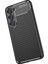 Galaxy S23 Plus Kılıf Kamera Korumalı Karbon Desenli Lux Negro Silikon - Siyah 8