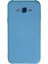 Samsung Galaxy J7 Kılıf Nano Içi Kadife Silikon - Mavi 1