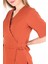 Kiremit Elegant Model Cerrahi Üniforma Belden Bağlamalı Scrubs Takım 2