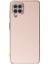 Samsung Galaxy A12 Kılıf Volet Silikon - Pembe Glstd 2