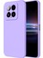 Xiaomi Mi 14T Pro Kılıf Nano Içi Kadife Silikon - Lila Glstd 1