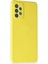 Samsung Galaxy A72 Kılıf Nano Içi Kadife Silikon - Sarı 2
