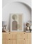Daire ve Çizgi Minimalist Kanvas Tablo 1