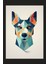 Geometrik Köpek Kanvas Tablo 2