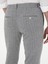 Erkek Açık Gri Slim Fit Yün Karışımlı Çizgili Pantolon 50284809-VR001 6