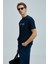 Thınk Modern Grafik T- Shirt Lacivert 4