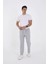 Unisex Üç Iplik Basic Eşofman Pantolon - Gri 1
