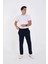Unisex Üç Iplik Basic Eşofman Özel Tasarım Pantolon - Lacivert 4