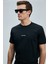 Marcus Modern Grafik T- Shirt Siyah 3