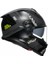 K7 Kyber Matt Grey Yellow Fluo Kapalı Kask 3