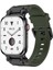 Watch 42MM Uyumlu Mkst - KRD-101 Titanyum Metal Başlıklı Silikon Kordon-Siyah-Mavi 5
