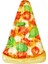 188X130 cm Pizza Dilimi Şişme Deniz Yatağı - Lezzetli Tasarım Yüzme Matı 2
