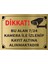 Dikkat Bu Alan 7 24 Kamera Ile Izlenip Kayıt Altına Alınmaktadır Levha Altın Metal Yönlendirme 1
