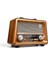 Nostalji Ahşap Gerçek Radyo,bluetooth Özellikli Trend Nostaljik Radyo 1