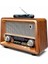 Ahşap Nostaljik Radyo,şık Tasarım Gerçek Ahşap Malzeme Nostalji Radyo 4