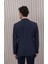 Erkek Slim Fit Sivri Yaka Yelekli Takım Elbise 6