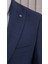 Erkek Likralı Slim Fit Sivri Yaka Yelekli Takım Elbise 4