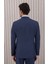 Erkek Likralı Slim Fit Sivri Yaka Yelekli Takım Elbise 5