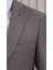 Erkek Likralı Slim Fit Sivri Yaka Yelekli Takım Elbise 4