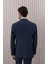 Erkek Likralı Slim Fit Sivri Yaka Yelekli Takım Elbise 7