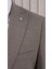 Erkek Likralı Slim Fit Sivri Yaka Yelekli Takım Elbise 5
