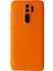 Xiaomi Redmi Note 8 Pro Kılıf First Silikon - Turuncu – Darbe Koruma 1
