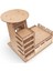 Ahşap Benzinlik ve Otopark Maketi - 67 Parça 3D Puzzle Katlı Otopark Seti 2