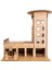 Ahşap Benzinlik ve Otopark Maketi - 67 Parça 3D Puzzle Katlı Otopark Seti 3