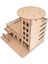 Ahşap Benzinlik ve Otopark Maketi - 67 Parça 3D Puzzle Katlı Otopark Seti 5