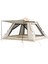 Tam Otomatik 4 Kişilik Tenteli Kamp Çadırı 210X210X135 cm (Krem) 3