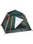 Tam Otomatik 4 Kişilik Tenteli Kamp Çadırı 210X210X135 cm (Yeşil) 3