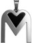 925 Ayar gümüş kolye Harf M SM6120 2