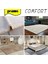 Home Comfort Konfor Tüylü Yumuşak Halı | Gri 75X110CM Avantajlı Silinebilir Toz Tutmaz 1 Adet 6