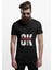 Cappıe Everything Will Be Okey Baskılı Regular Fit Sıfır Yaka Siyah Baskılı T-Shirt 1