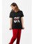 Cappıe Everything Will Be Okey Baskılı Regular Fit Sıfır Yaka Siyah Baskılı T-Shirt 2
