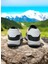 Siyah-Beyaz Iki Bantlı Unisex Günlük Hafif Taban Sneaker Spor Ayakkabı 5