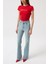 Yüksek Bel Basic Skinny Buz Mavi Jean 3