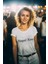 Cappıe Hayat Kısa Baskılı Regular Kalıp Beyaz Sıfır Yaka Supreme Penye T-Shirt 2