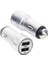 Çift Usbli 3.1 Amper Metal Çakmaklık Araç Şarj Cihazı (5047) 1