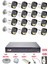 16 Kameralı 4 Warm LED Gece Renkli Görüş-Cepten Izle-Su Geçirmez Güvenlik Kamerası Seti 320GB 1